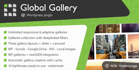 Global Gallery v5.511 - WordPress Responsive Gallery