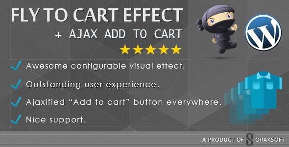 WooCommerce Fly to Cart Effect + Ajax add to cart v1.2 WooCommerce Fly to Cart Effect + Ajax add to cart v1.2