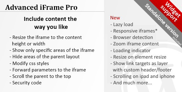 Advanced iFrame Pro v7.5.2