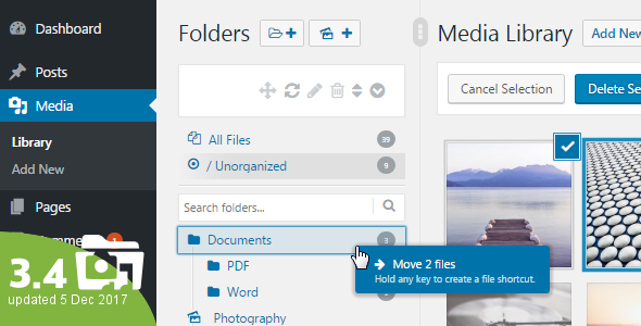 WP Real Media Library v3.4.3 - Media Categories / Folders