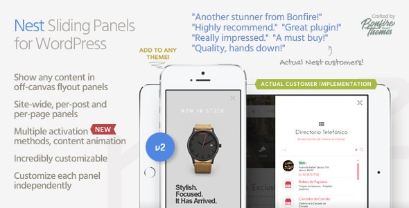 Nest v2.0 - Flyout Sliding Panels for WordPress