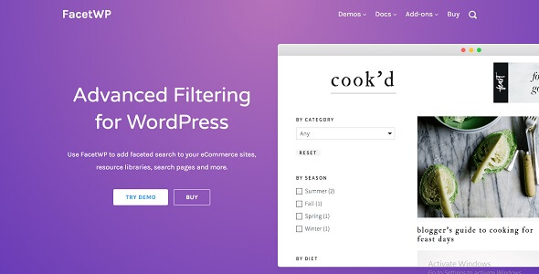 FacetWP 3.1.3 - Better Filtering for WordPress