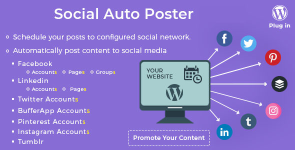 Social Auto Poster v2.7.2 - WordPress Plugin