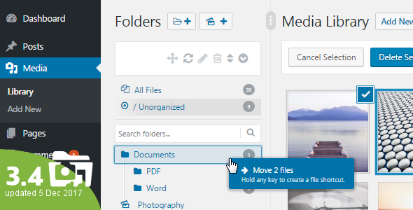 WP Real Media Library v3.4.6 - Media Categories / Folders WP Real Media Library v3.4.6 - Media Categories / Folders