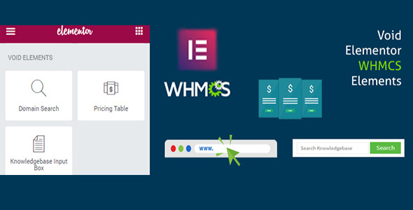 Elementor WHMCS Elements Pro For Elementor Builder v2.0