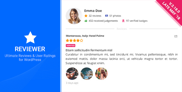 Reviewer v3.18.0 - WordPress Plugin