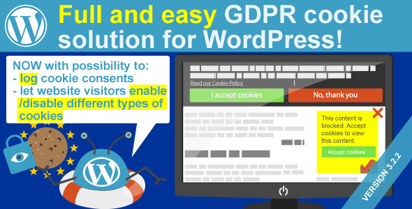 WeePie Cookie Allow v3.2.2 - Easy & Complete Cookie Consent