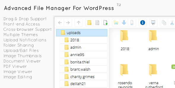 File Manager Plugin For WordPress v7.2