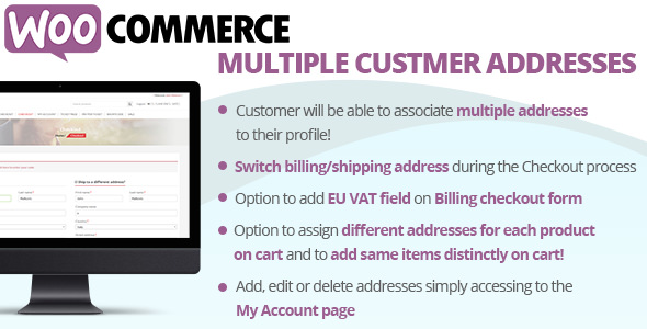 WooCommerce Multiple Customer Addresses v12.3