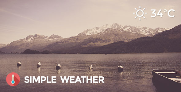 Weather v4.3.1 - Simple WordPress Shortcode & Widget