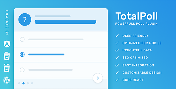 TotalPoll Pro v4.0 - WordPress Poll Plugin