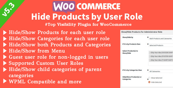 WooCommerce Hide Products v6.0