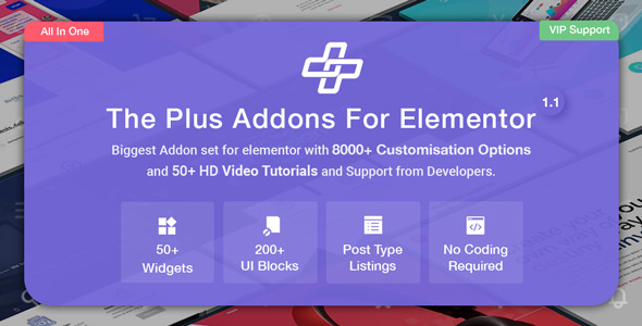 The Plus v1.4.0 - Addon for Elementor