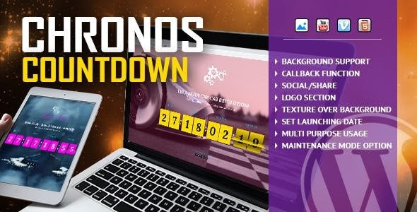 Chronos CountDown v1.0 - Responsive Flip Timer