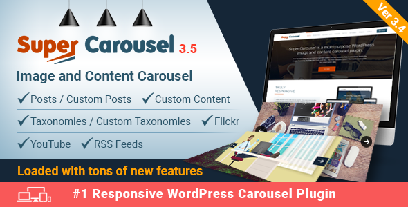 Super Carousel v3.5.5 - Responsive WordPress Plugin
