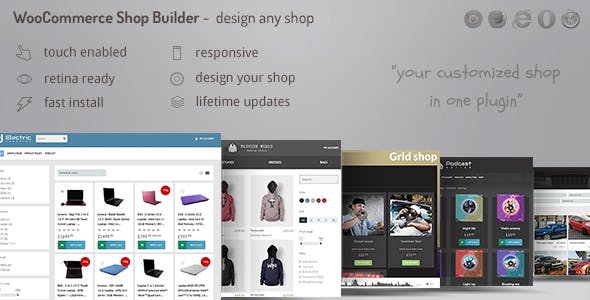 WooCommerce shop page builder v1.21