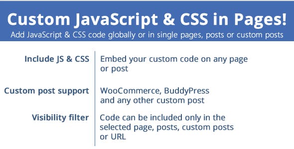 Custom jаvascript & CSS in Pages v1.9