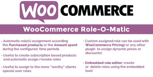 WooCommerce Role-O-Matic v6.9