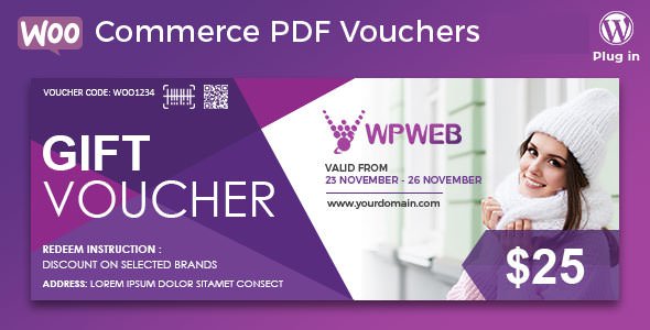WooCommerce PDF Vouchers v3.8.13 - WordPress Plugin