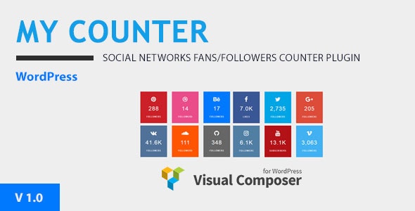 MY-Counter v1.0.0 - Visual Composer Addon & WordPress Widget