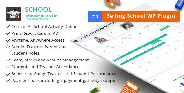 School Management System for WordPress v58.0