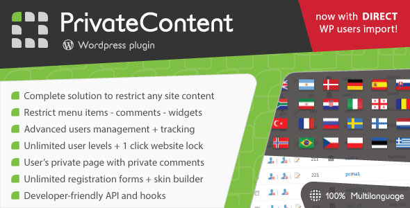 PrivateContent v7.201 - Multilevel Content Plugin