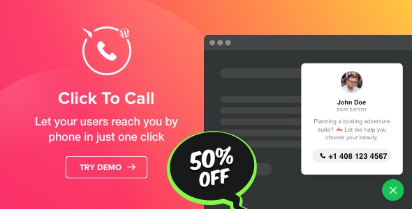 Click to Call v1.1.0 - Call Button plugin for WordPress