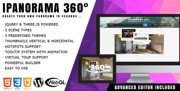 iPanorama 360° v1.5.6 - Virtual Tour Builder for WordPress