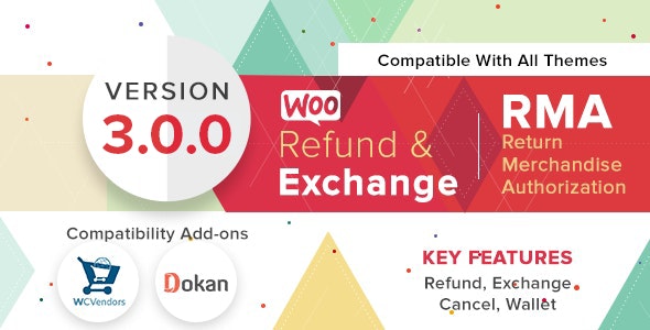 WooCommerce Refund And Exchange With RMA v3.0.0