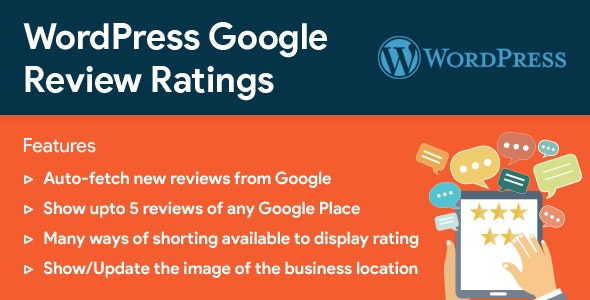 WordPress Google Reviews & Ratings v2.6