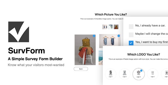 SurvForm v1.0.1 - Survey Form Builder Plugin For WordPress