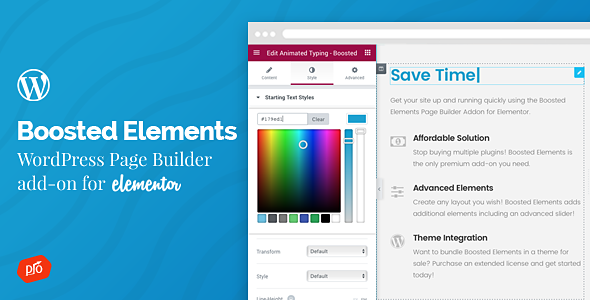 Boosted Elements v2.9 - Builder Add-on for Elementor
