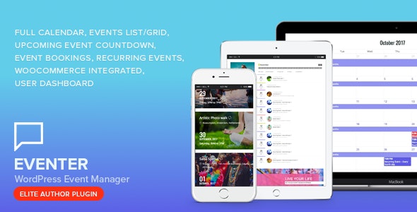 Eventer v2.8 - WordPress Event Manager Plugin