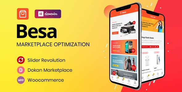 Besa v1.3.1 - Elementor Marketplace WooCommerce Theme