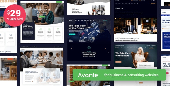Avante v2.4 - Business Consulting WordPress