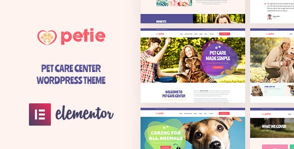 Petie v1.1.0 - Pet Care Center &amp; Veterinary WordPress Theme