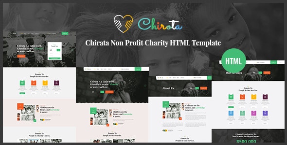 Chirota v1.0 - Non Profit Charity HTML Template