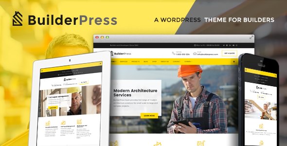 BuilderPress v1.2.4 - WordPress Theme for Construction