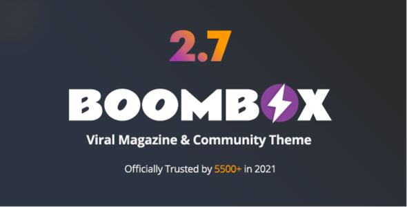 BoomBox v2.7.9 - Viral Magazine WordPress Theme