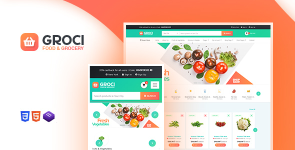 Groci v2.1.3 - Organic Food and Grocery Market WordPress Theme