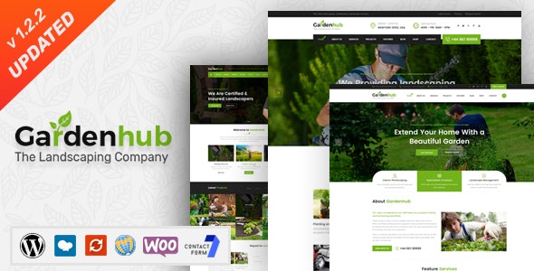 Garden HUB v1.2.7 - Lawn &amp; Landscaping WordPress Theme