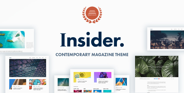Insider v1.5 - Contemporary Magazine and Blogging Theme