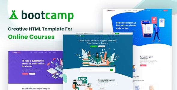 Bootcamp v1.0 - Online Courses and Educational Site Template