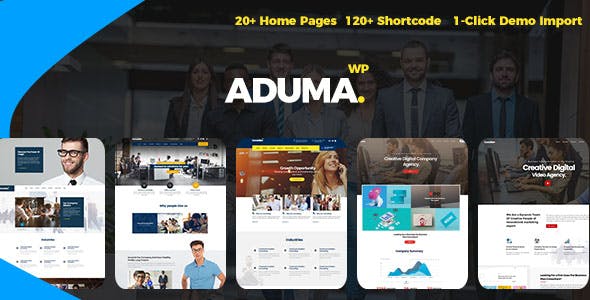 Aduma v1.3.2 - Consulting, Finance, Business WordPress Theme