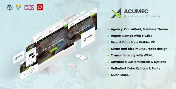 Acumec v1.5 - Business Multipurpose WordPress Theme