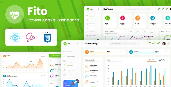 Fito v1.0 - Fitness Admin React Dashboard Template