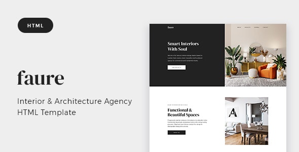 Faure v1.0 - Interior &amp; Architecture Agency HTML Template