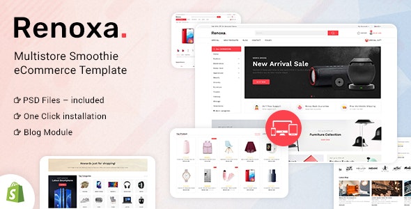Renoxa v1.0 - Multipurpose E-commerce Shopify Template