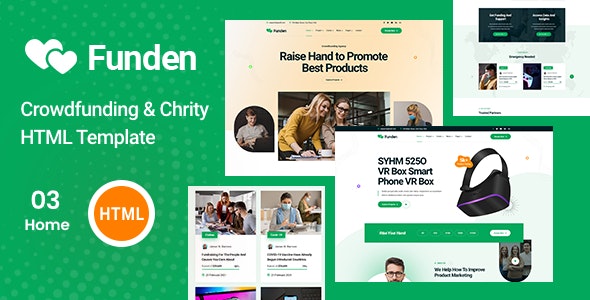 Funden v1.0 - Crowdfunding &amp; Charity HTML5 Template