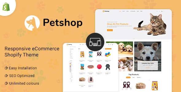 Petshop v1.0 - Multipurpose E-commerce Shopify Template